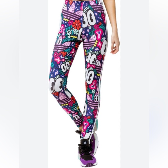 Adidas x Hattie Stewart three stripe leggings - Picture 2 of 4